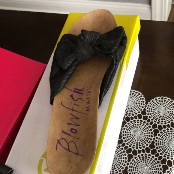 Blowfish Malibu Navy blue Flats 7.5 - Picture 3 of 5